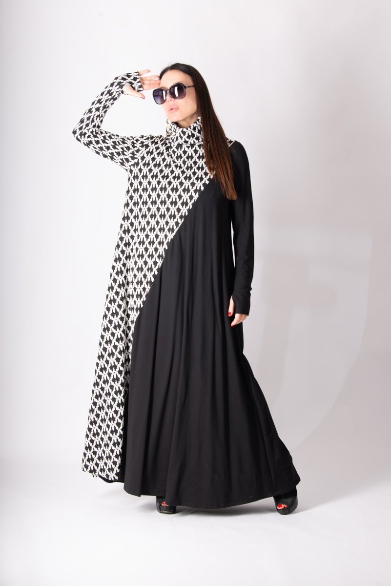 A Line Turtleneck Dress VIVIAN A Line Turtleneck Dress VIVIAN