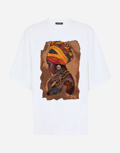 African Art Premium Cotton T-shirt - EUG FASHION EugFashion 