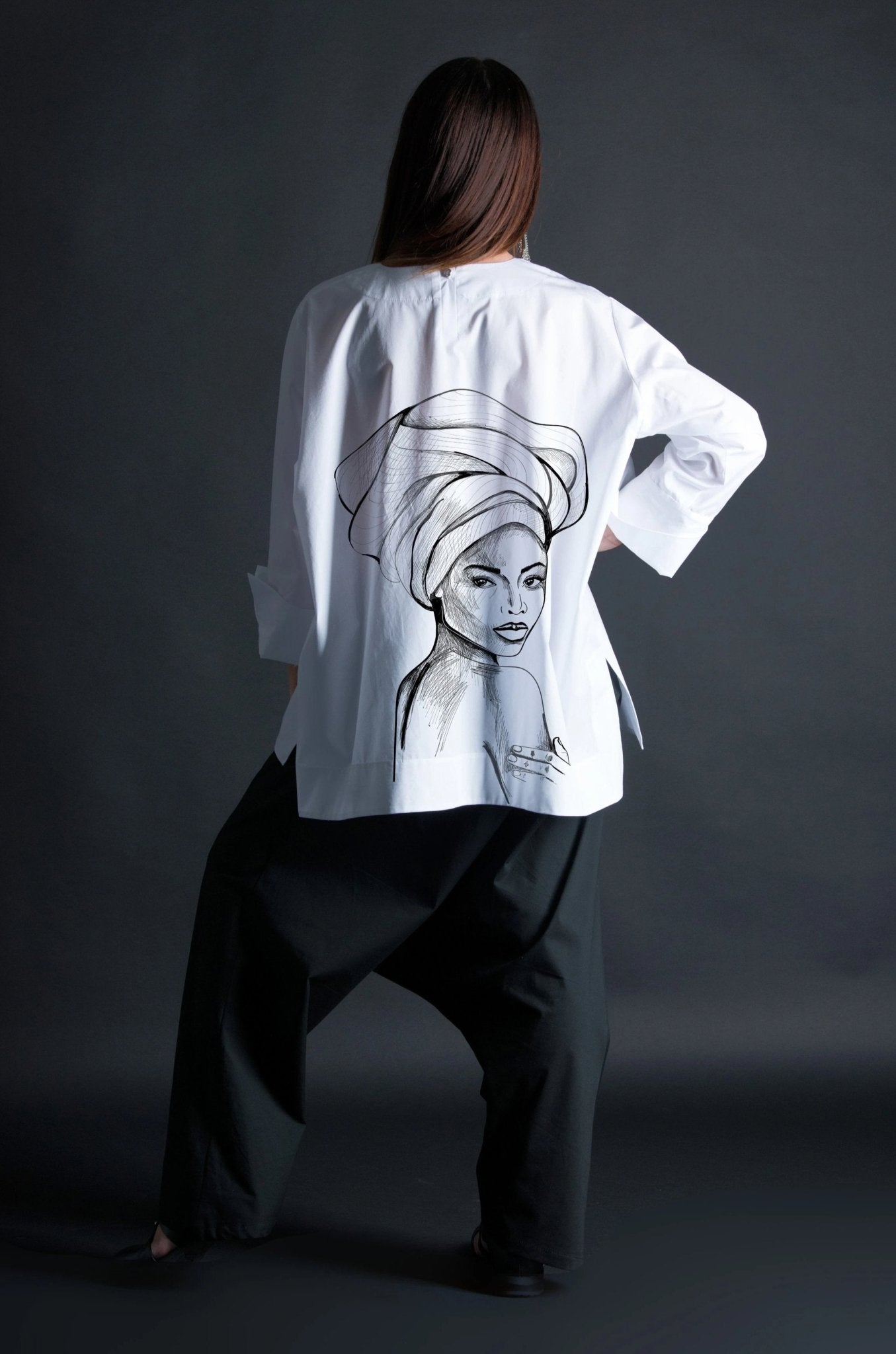 African Woman Print Shirt EugFashion 