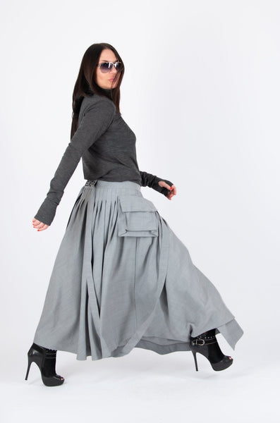 Asymmetrical Long Skirt Zefira - EUG FASHION