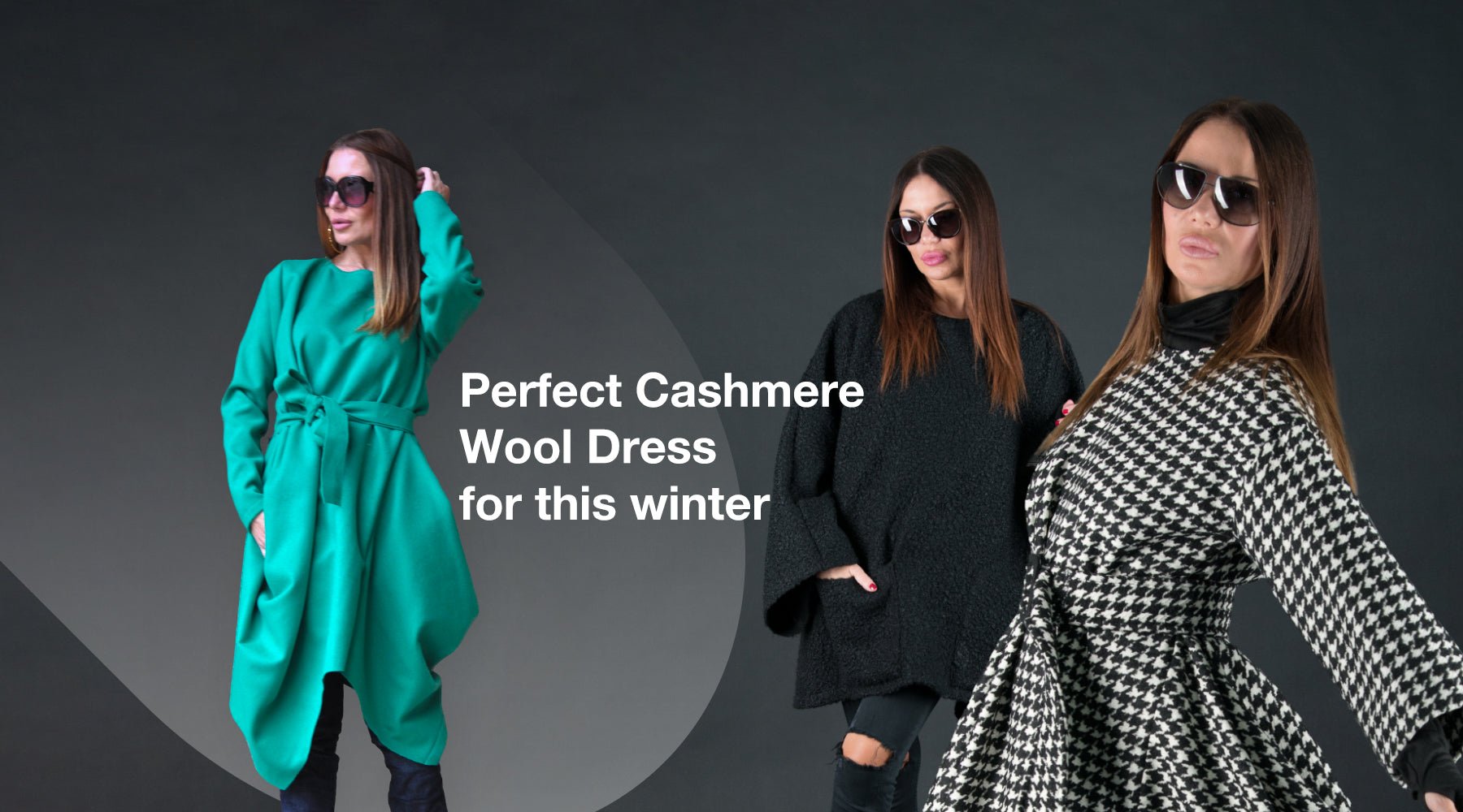 Perfect Cashmere Wool Dress for this winter | EUG FASHION