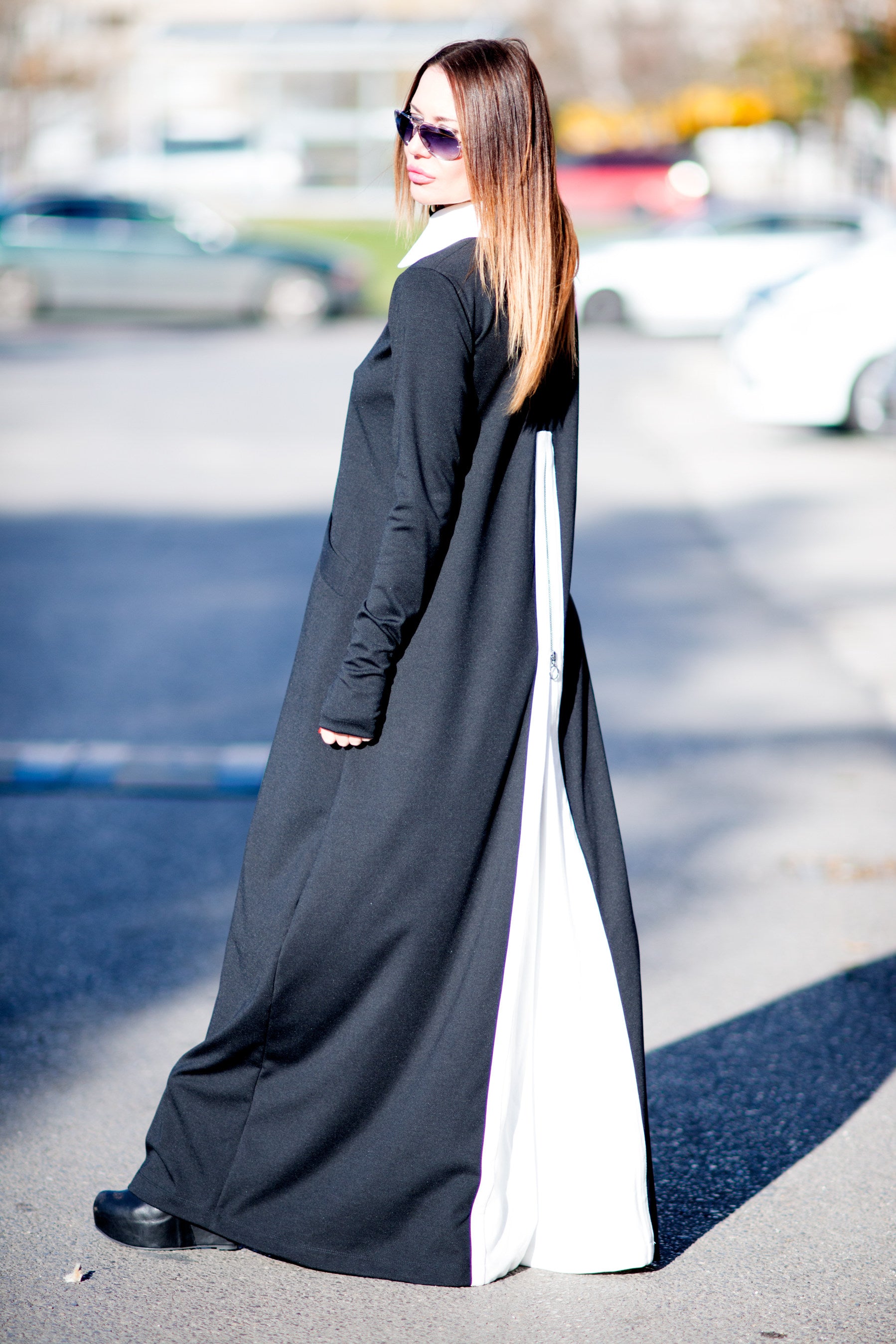 black jumpsuit a line