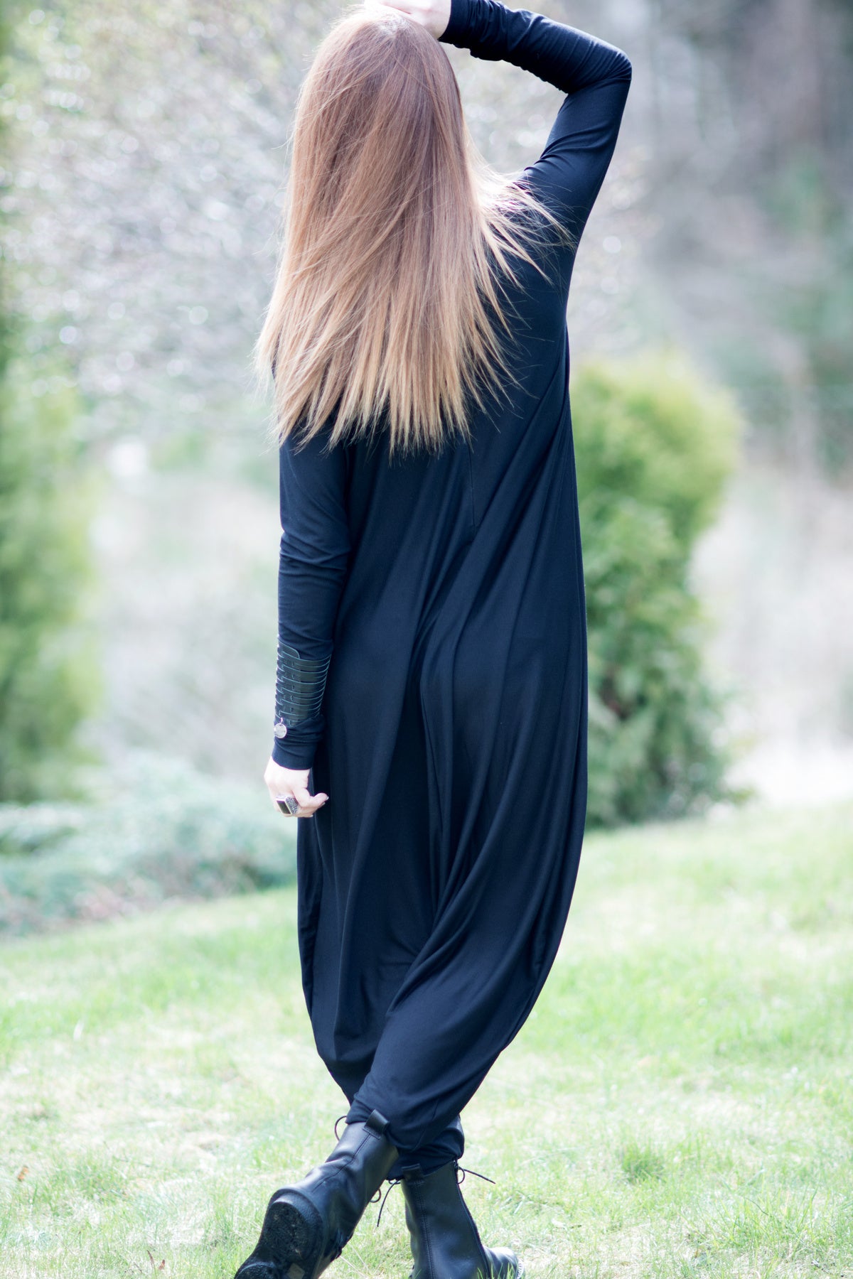 Turtleneck Harem Jumpsuit - Iven