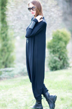 Turtleneck Harem Jumpsuit - Iven