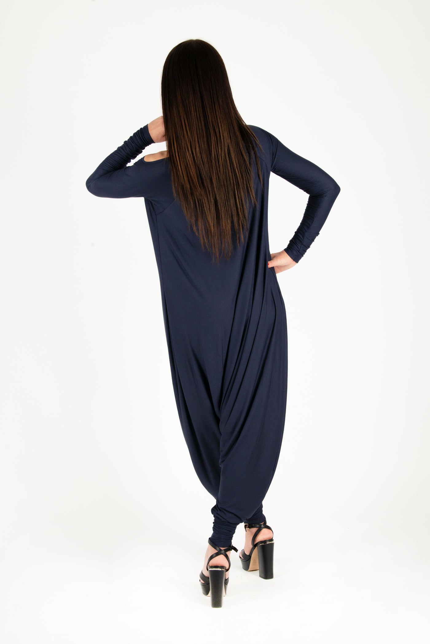 Dark Blue Harem Jumper Marla SALE EugFashion 