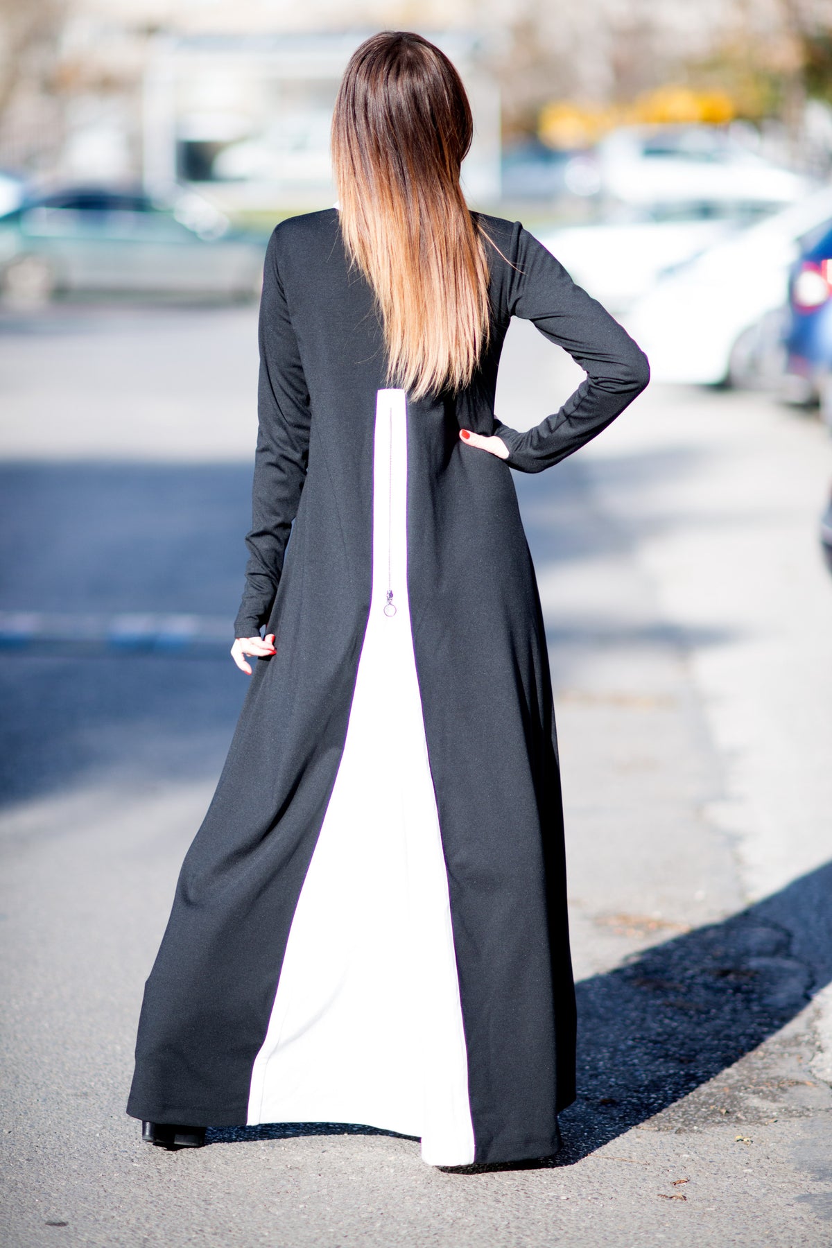 black jumpsuit a line