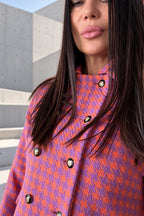 Houndstooth Blazer & Shorts Set - Aspen