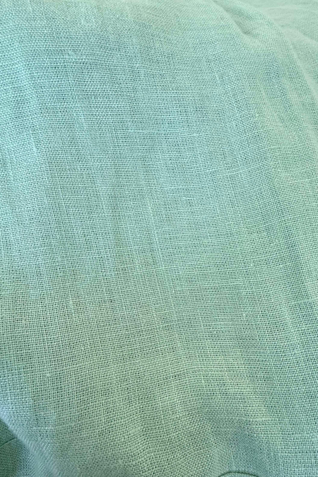 Wrap linen jumpsuit #mint-green