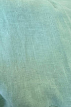 Wrap linen jumpsuit #mint-green