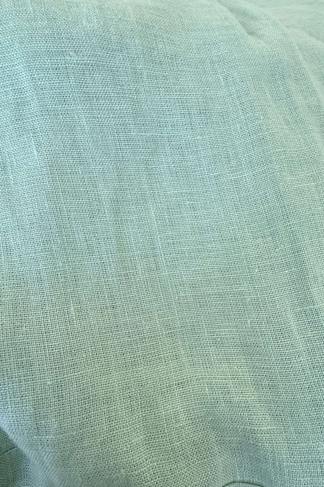 Wrap linen jumpsuit #mint-green
