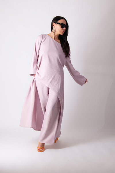 Wide Elegant Linen Set JESIKA EugFashion 