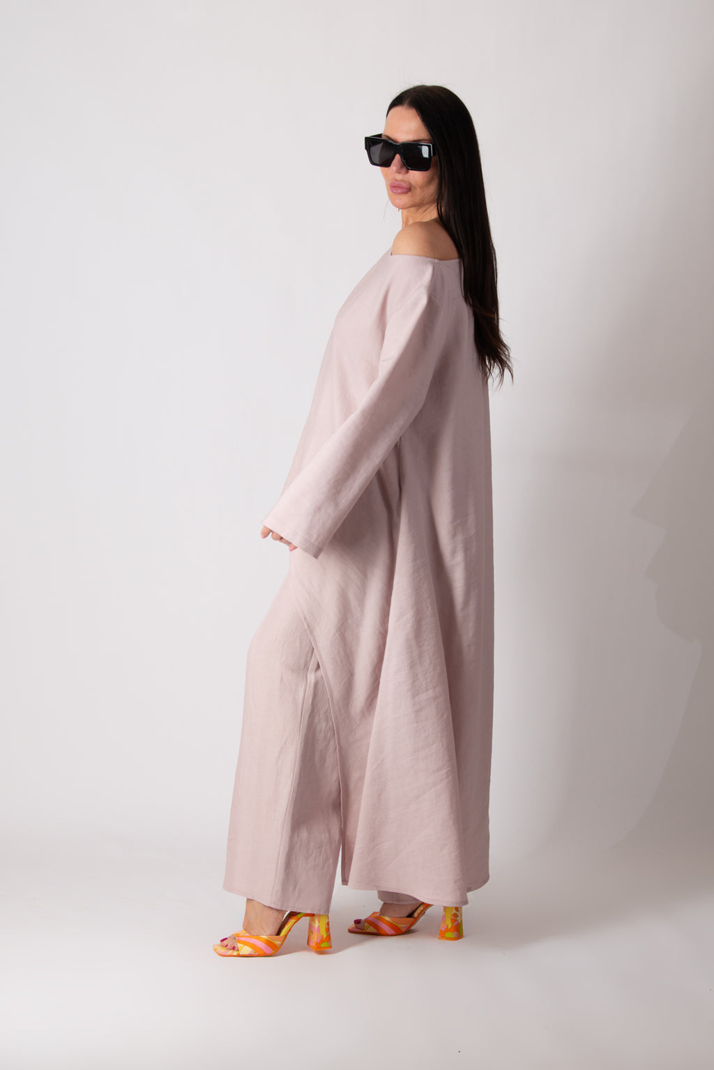 Wide Linen Top - Jesika