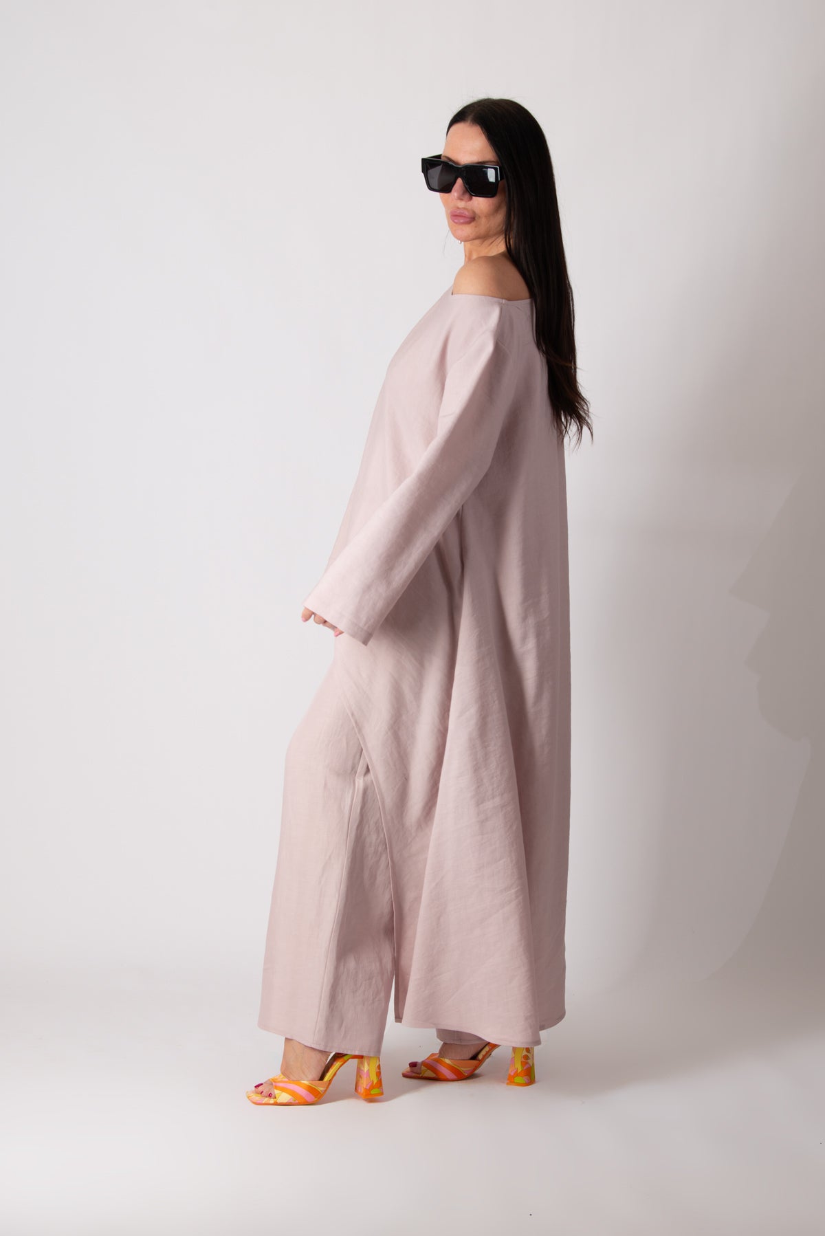 Wide Linen Top - Jesika