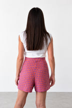 Houndstooth Blazer & Shorts Set - Aspen