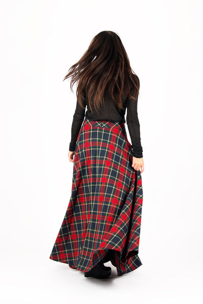 A line plaid skirt KATYA - EUG FASHION EugFashion 