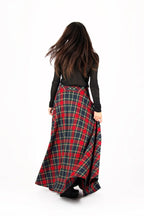 A line plaid skirt KATYA BF - EUG Fashion