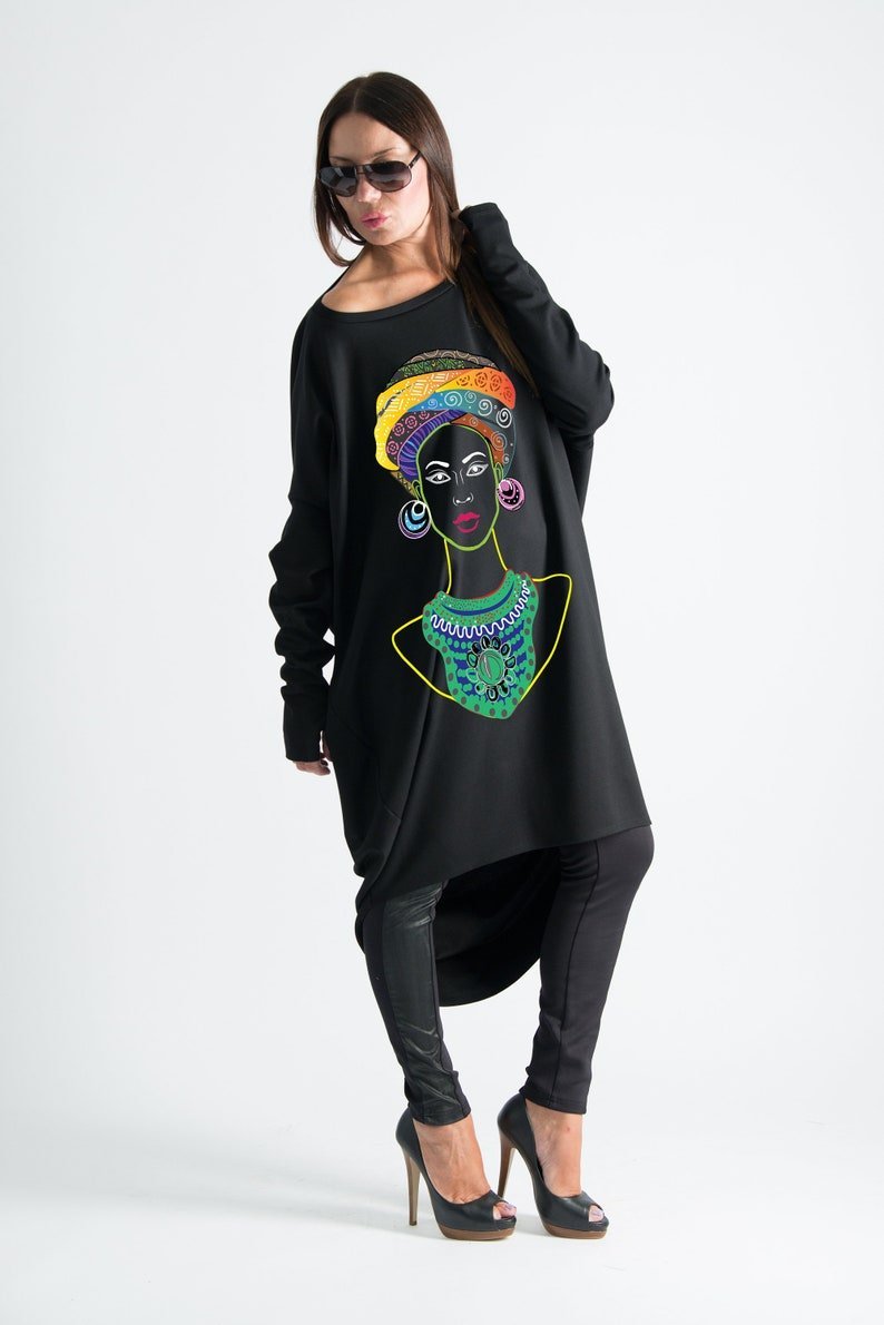 African Woman Printed Tunic MONIKA - EUG Fashion