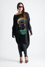 African Woman Printed Tunic MONIKA - EUG Fashion