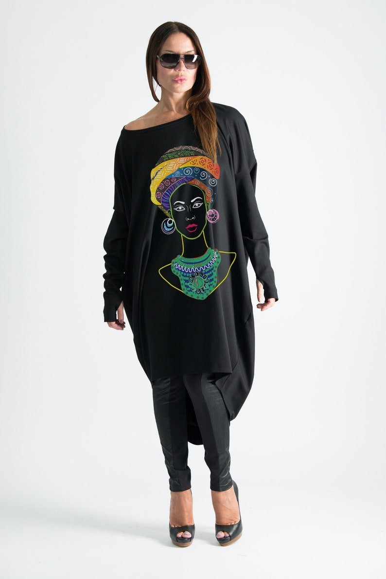African Woman Printed Tunic MONIKA - EUG Fashion
