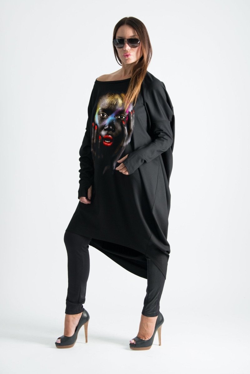 African Woman Winter Tunic MONIKA - EUG Fashion