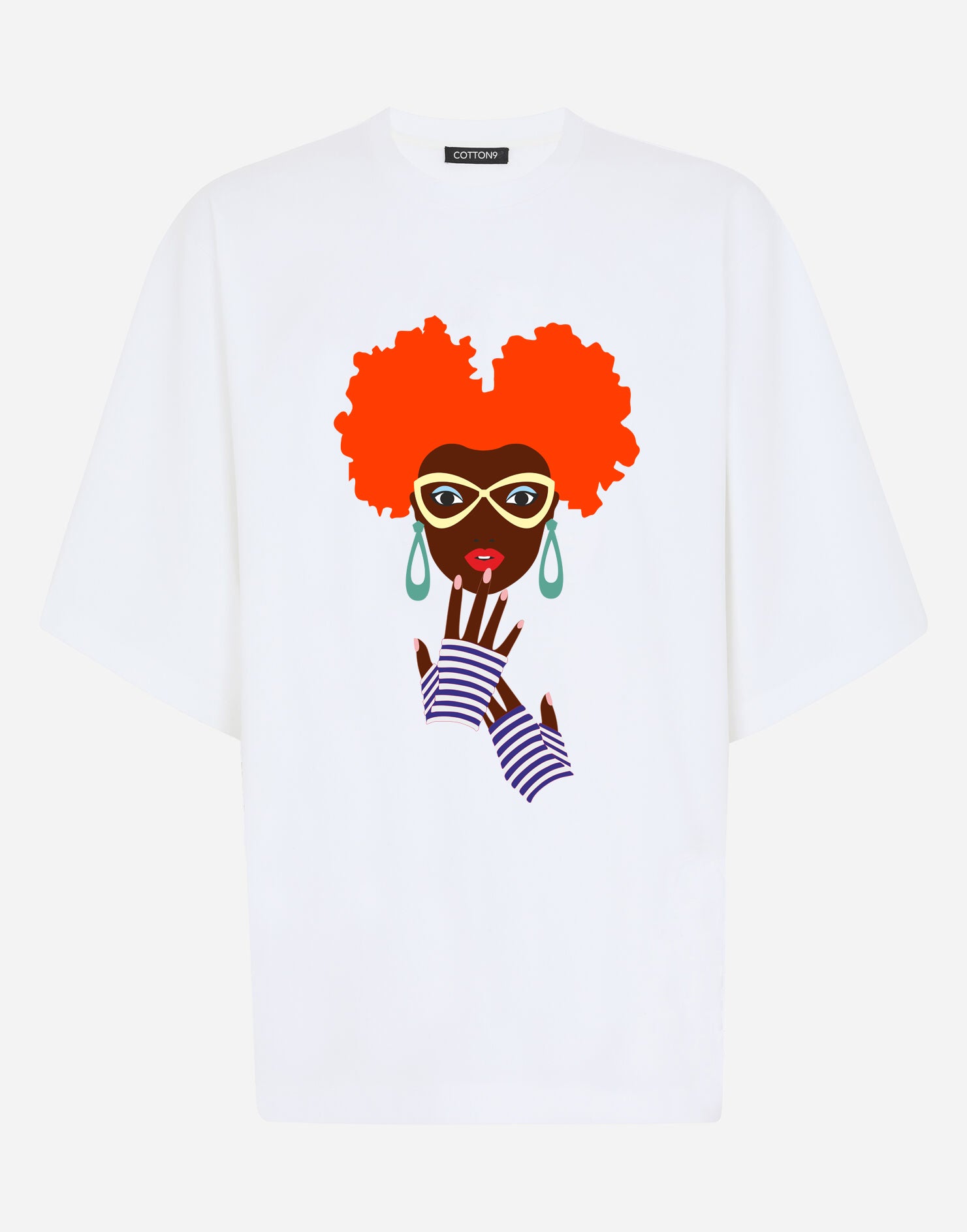 Minimalist Painted African Girl T-Shirt