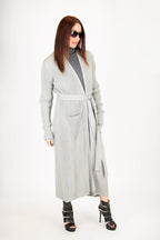 AMY Light Grey Cotton Knitting Vest - EUG Fashion