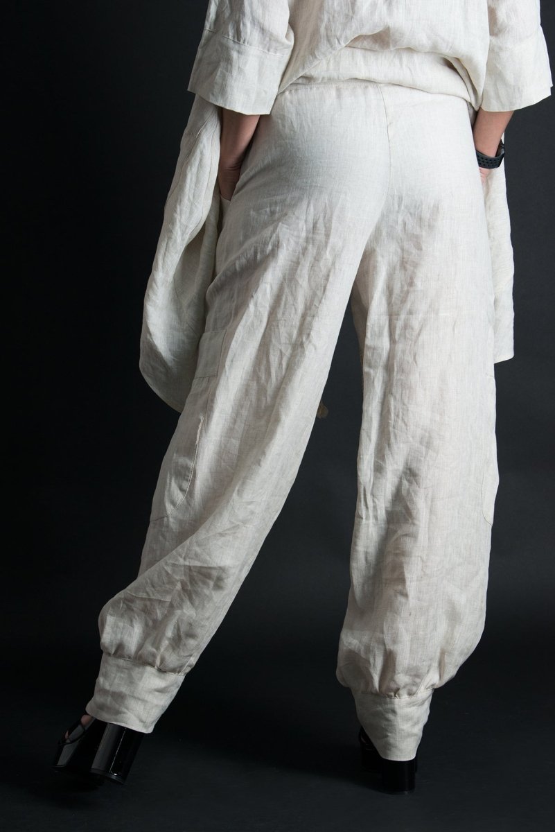 ANITA Linen Harem Loose Pants - EUG FASHION EugFashion 