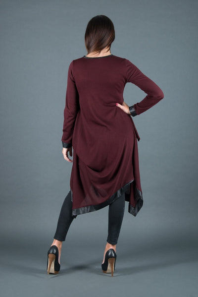 Asymmetrical Knitted Dress SVETLANA - EUG Fashion EugFashion 