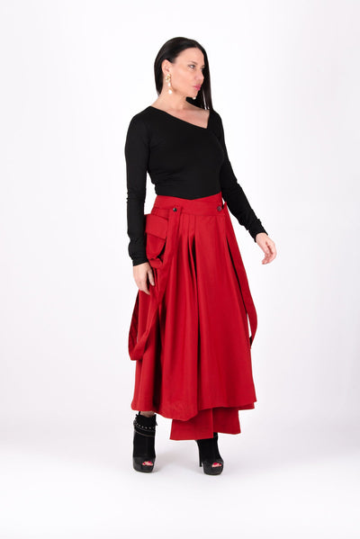 Asymmetrical Long Skirt ZEFIRA - EUG FASHION EugFashion 