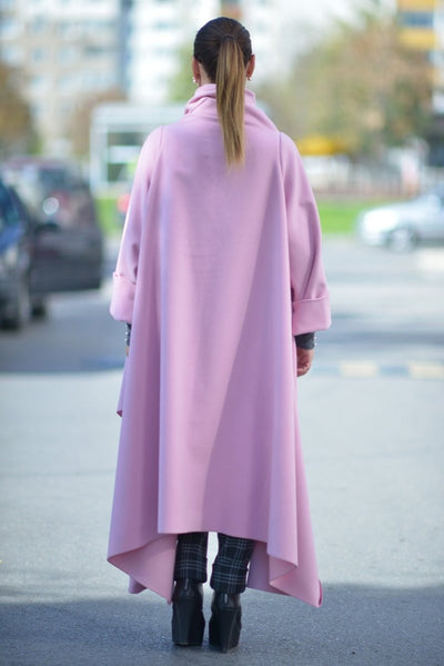 Baby Pink Winter Loose Coat RENATA BF - EUG FASHION EugFashion 