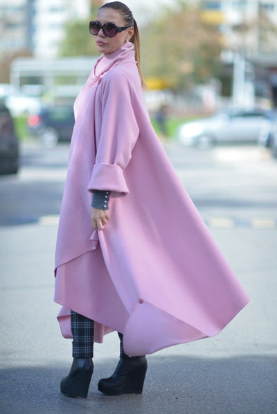 Baby Pink Winter Loose Coat RENATA BF - EUG FASHION EugFashion 