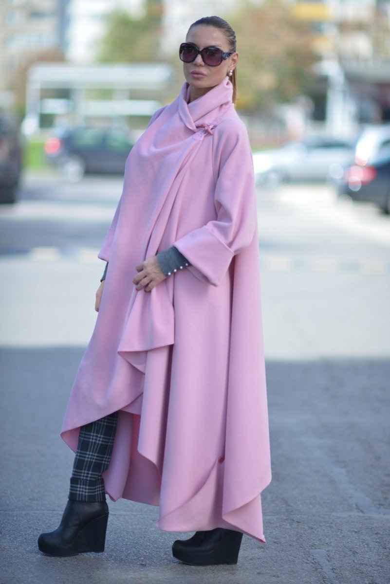 Baby Pink Winter Loose Coat RENATA BF - EUG FASHION EugFashion 