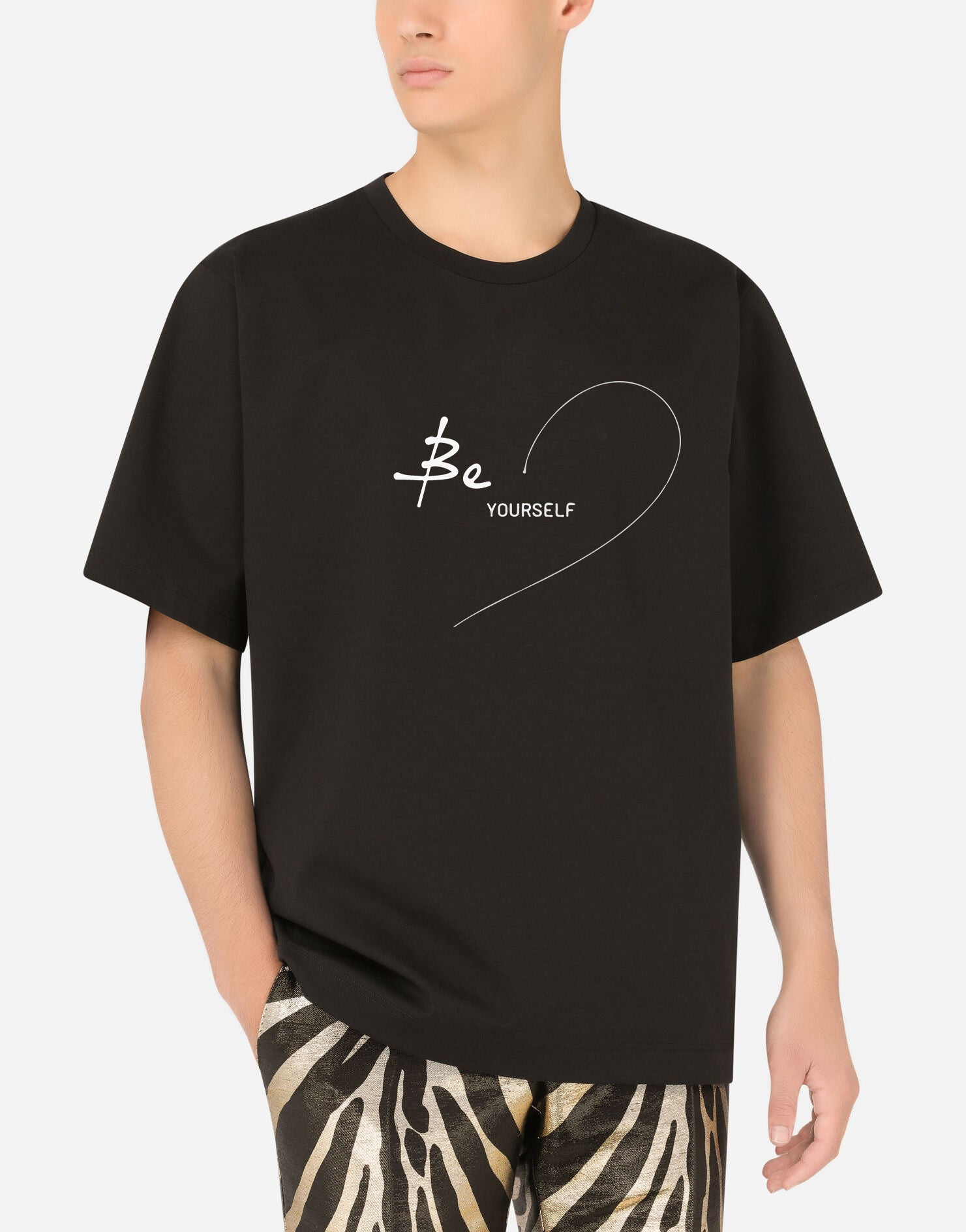 Be Yourself Print T-shirt