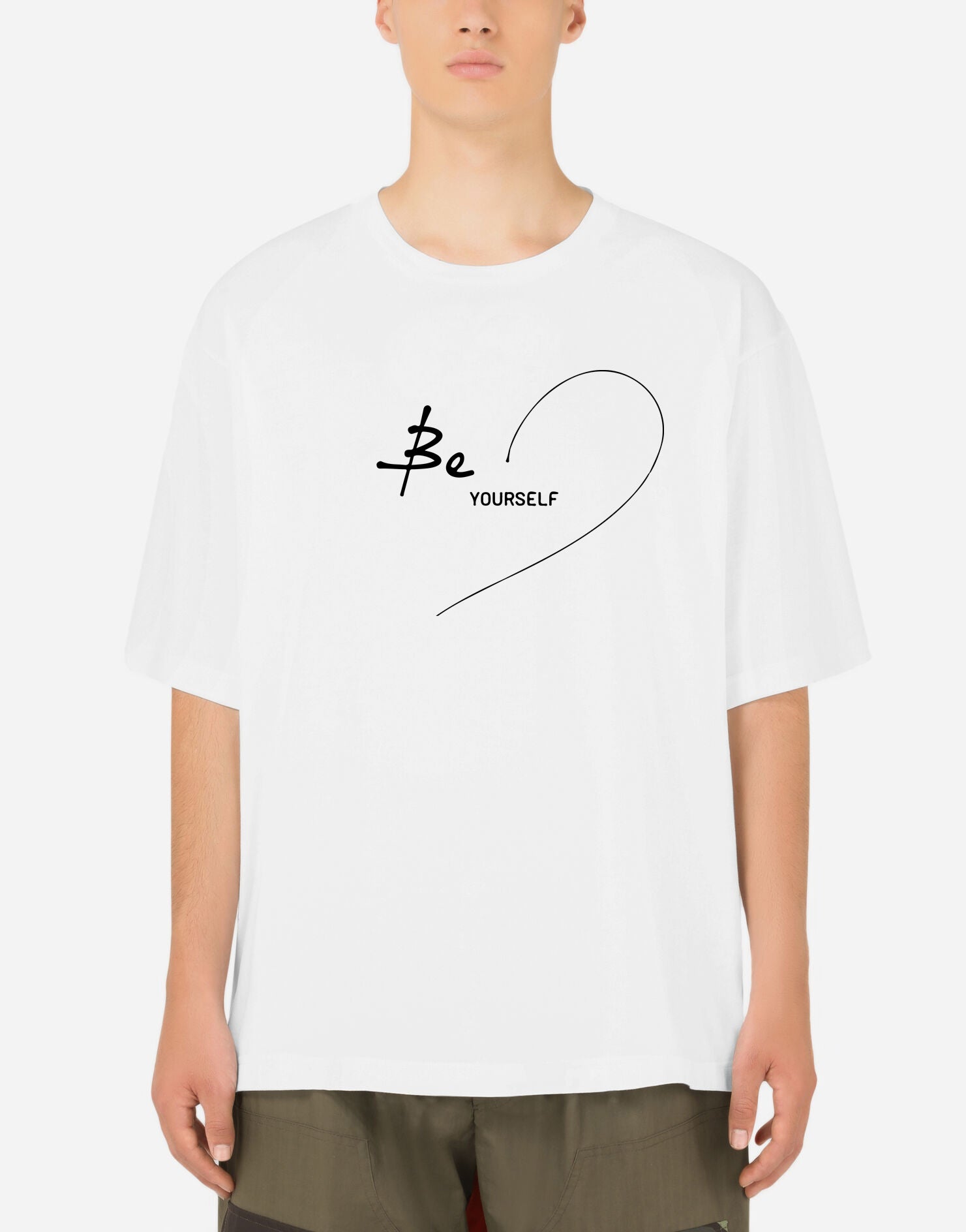 Be Yourself Print T-shirt