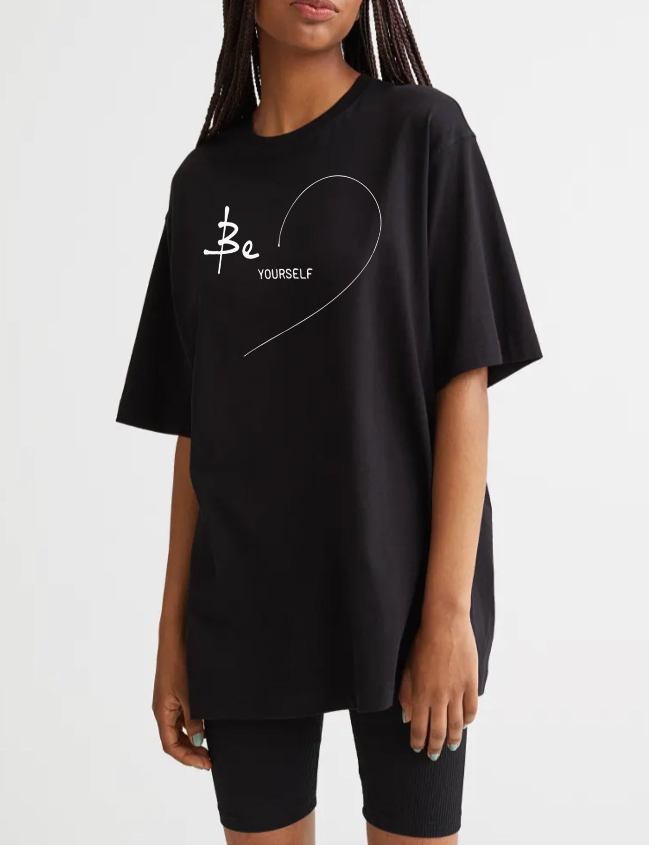 Be Yourself Print T-shirt