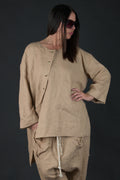beige-linen-loose-top