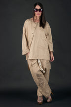 beige-linen-summer-set EUG fashion #beige-sahara