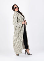 Beige Long Coat Vest ERIN SALE - EUG Fashion