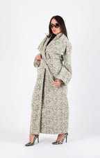 Beige Long Coat Vest ERIN SALE - EUG Fashion