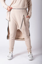 beige harem pants