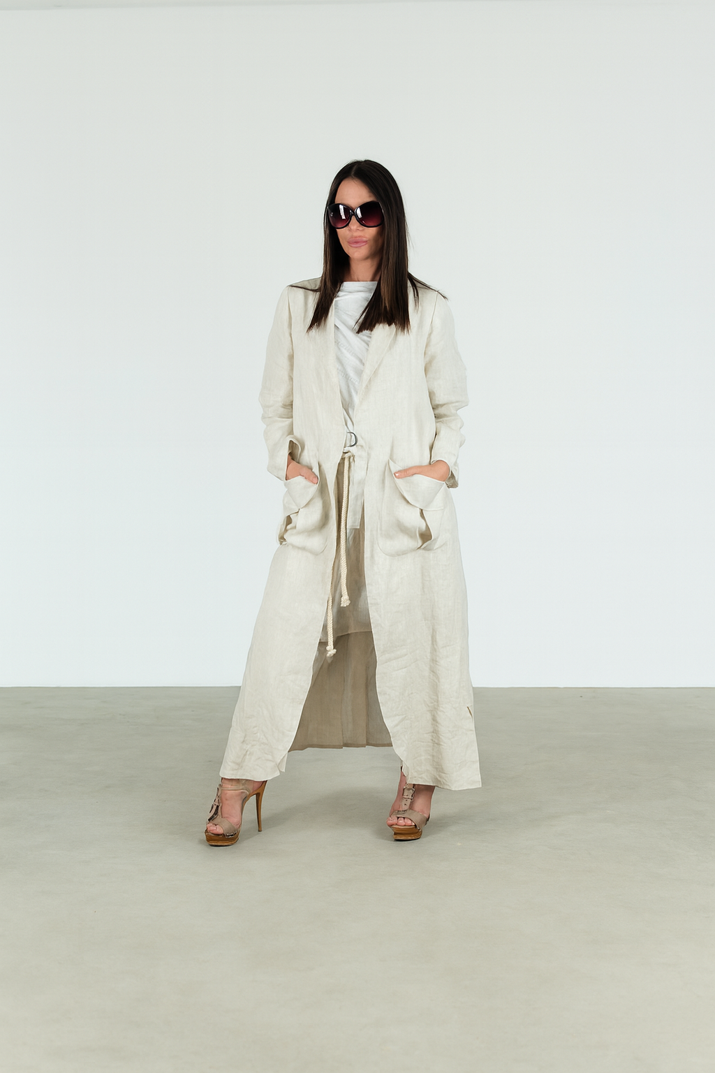 Linen vest Sonam EugFashion 
