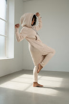 Beige harem pants Megan — EUG Fashion #beige