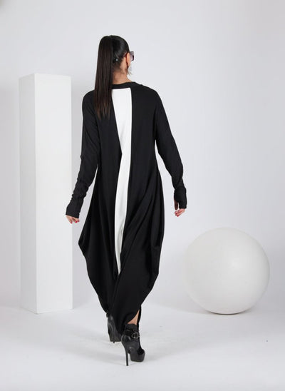 Black and White Harem Jumpsuit Opal - EUG Fashion EugFashion 