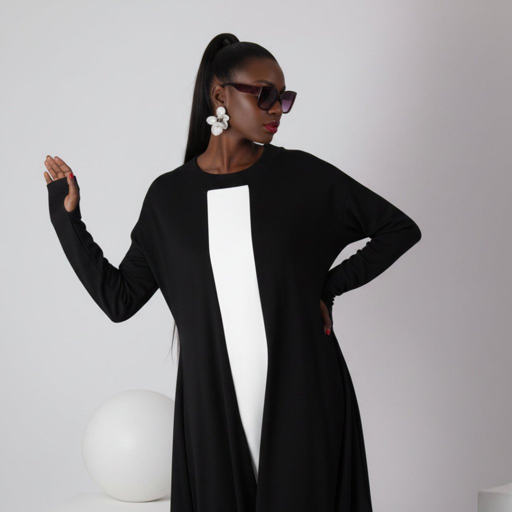 Black and White Harem Jumpsuit Opal - EUG Fashion EugFashion 