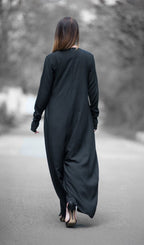 Black Cotton Jumpsuit Serena - EUG Fashion
