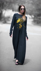 Black Cotton Jumpsuit Serena - EUG Fashion