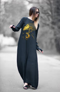 Black Cotton Jumpsuit Serena - EUG Fashion