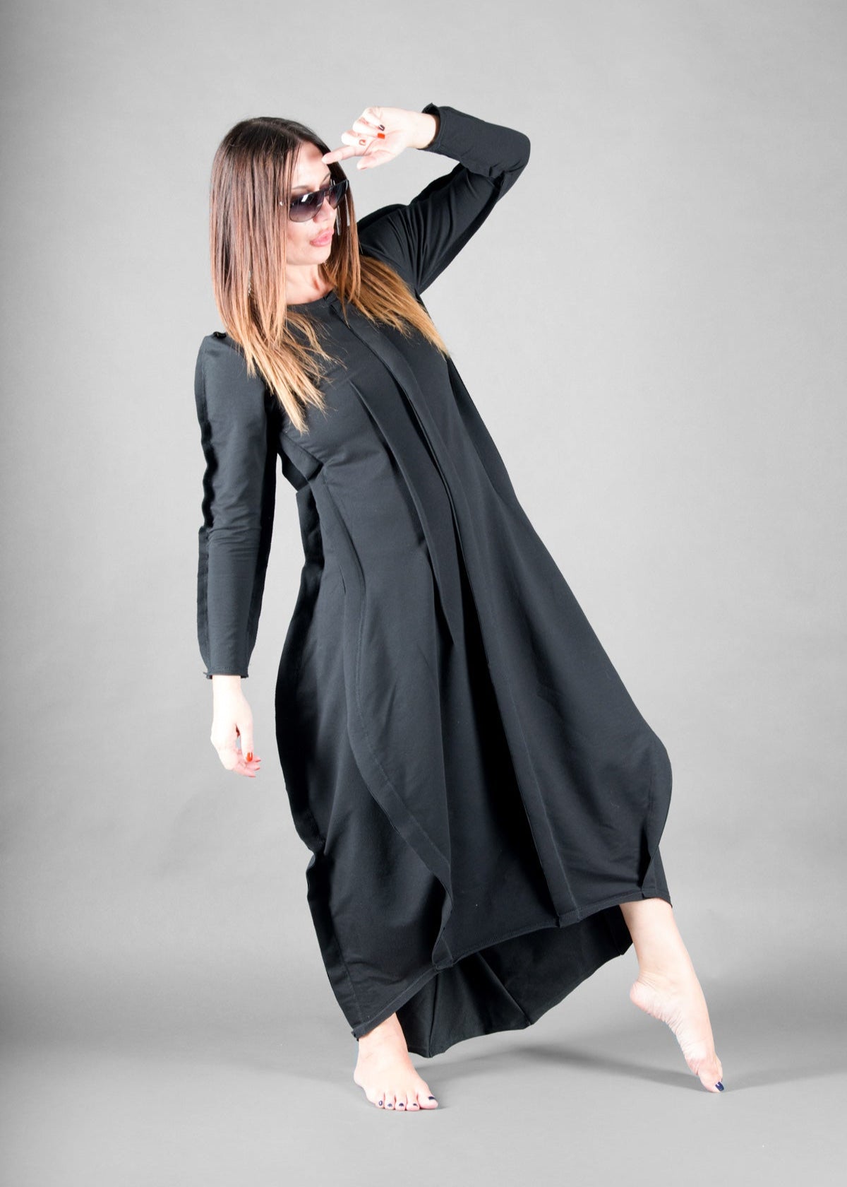 Long Cotton dress BENITA EugFashion 