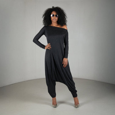 Black Harem Jumper Marla - EUG Fashion EugFashion 