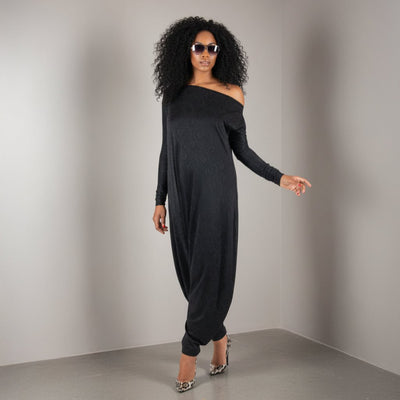 Black Harem Jumper Marla - EUG Fashion EugFashion 